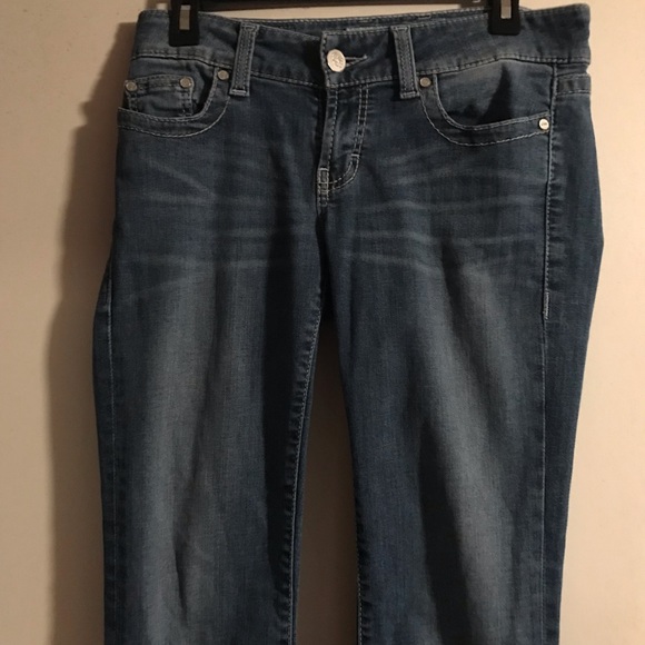 BKE Jeans Stella Size 27/Small. Distressed - Picture 1 of 12